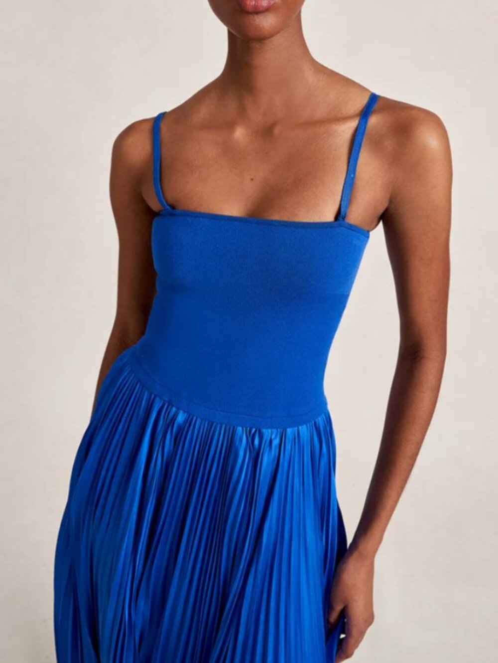 La Ligne Estelle Midi Dress XSmall Cobalt Blue - Picture 2 of 10